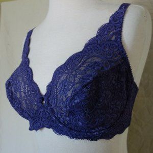 Triumph Purple Lace Amourette 300 High Apex Bra 32